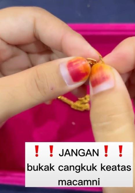 ini teknik cangkuk gelang yang betul, tidak lagi mudah tercabut dan tersangkut