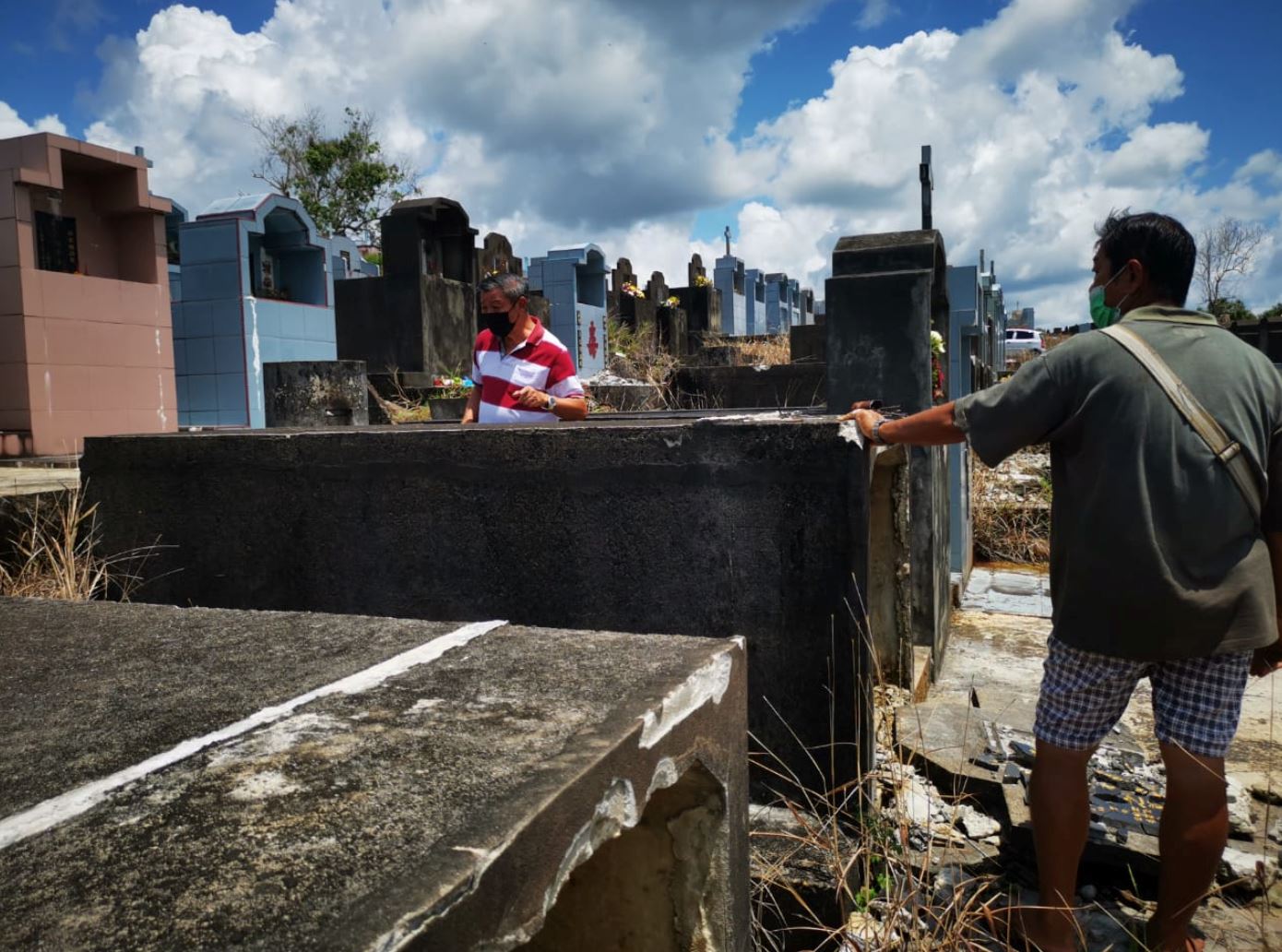 sibu families found cemeteries opened and bodies of their loved ones missing