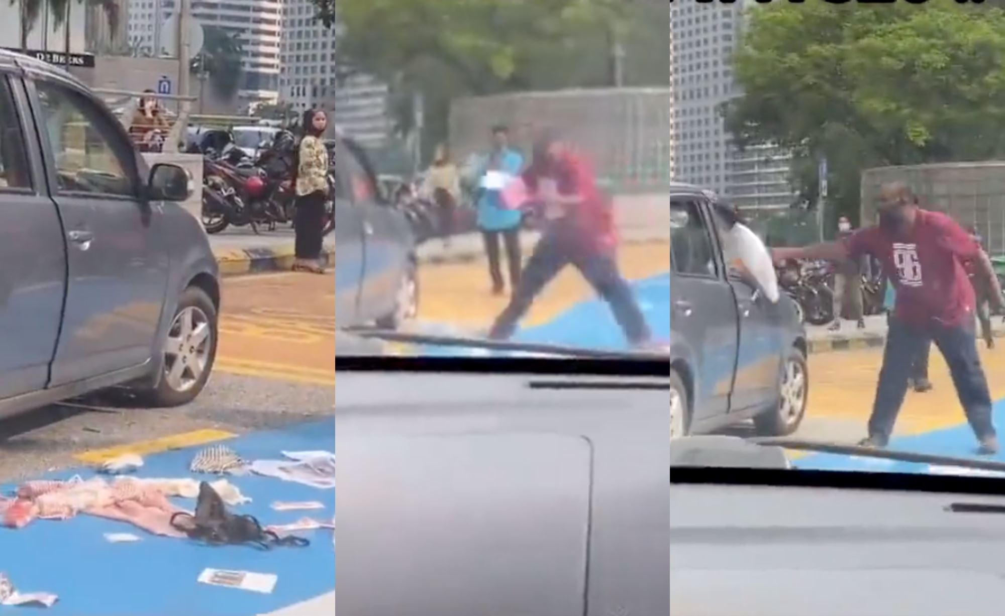 man “returns” rubbish that was thrown out of a car in kl