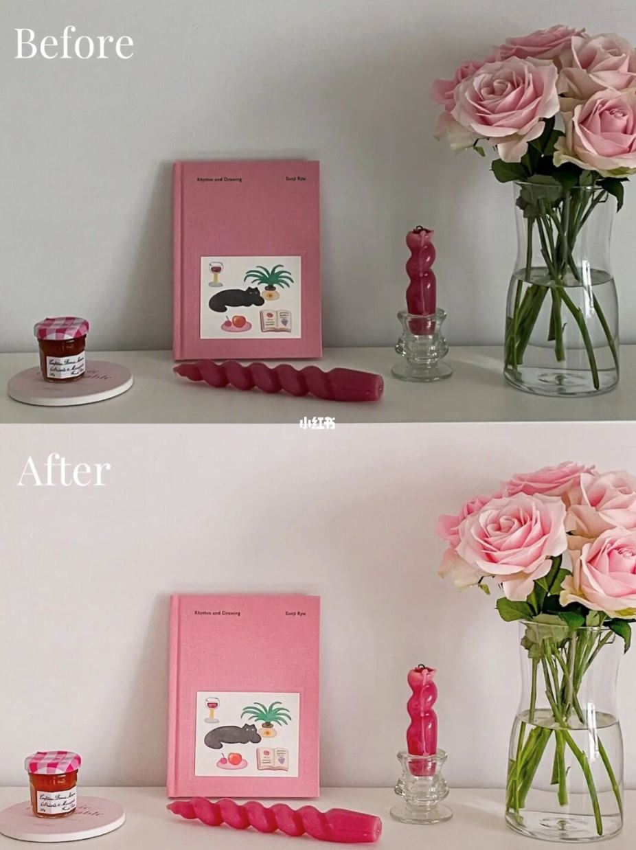 📱【手机调色】这样调「韩系ins玫瑰粉日常滤镜」🌸少女感满满💖