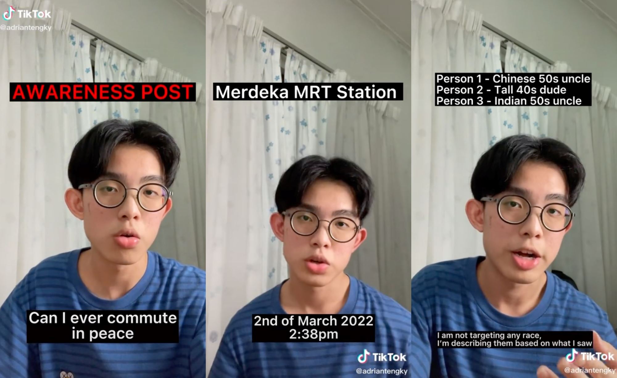 m’sian shares how he was approached by three men asking for money at a train station in kl