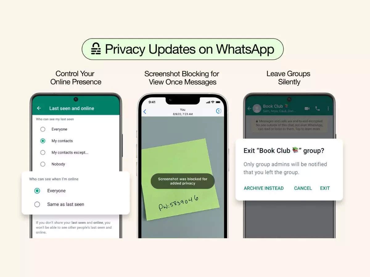 update whatsapp dan anda boleh keluar dari group tanpa diketahui 