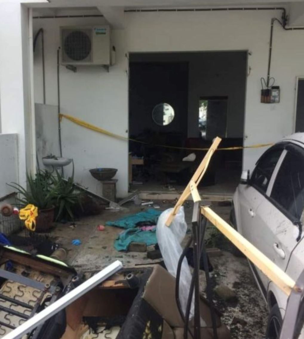 wanita di pulau pinang cedera tong gas meletup masa memasak