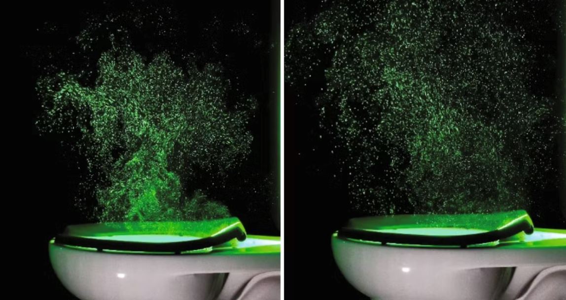 ini jadi jika anda tak tutup mangkuk tandas masa flush! [video]