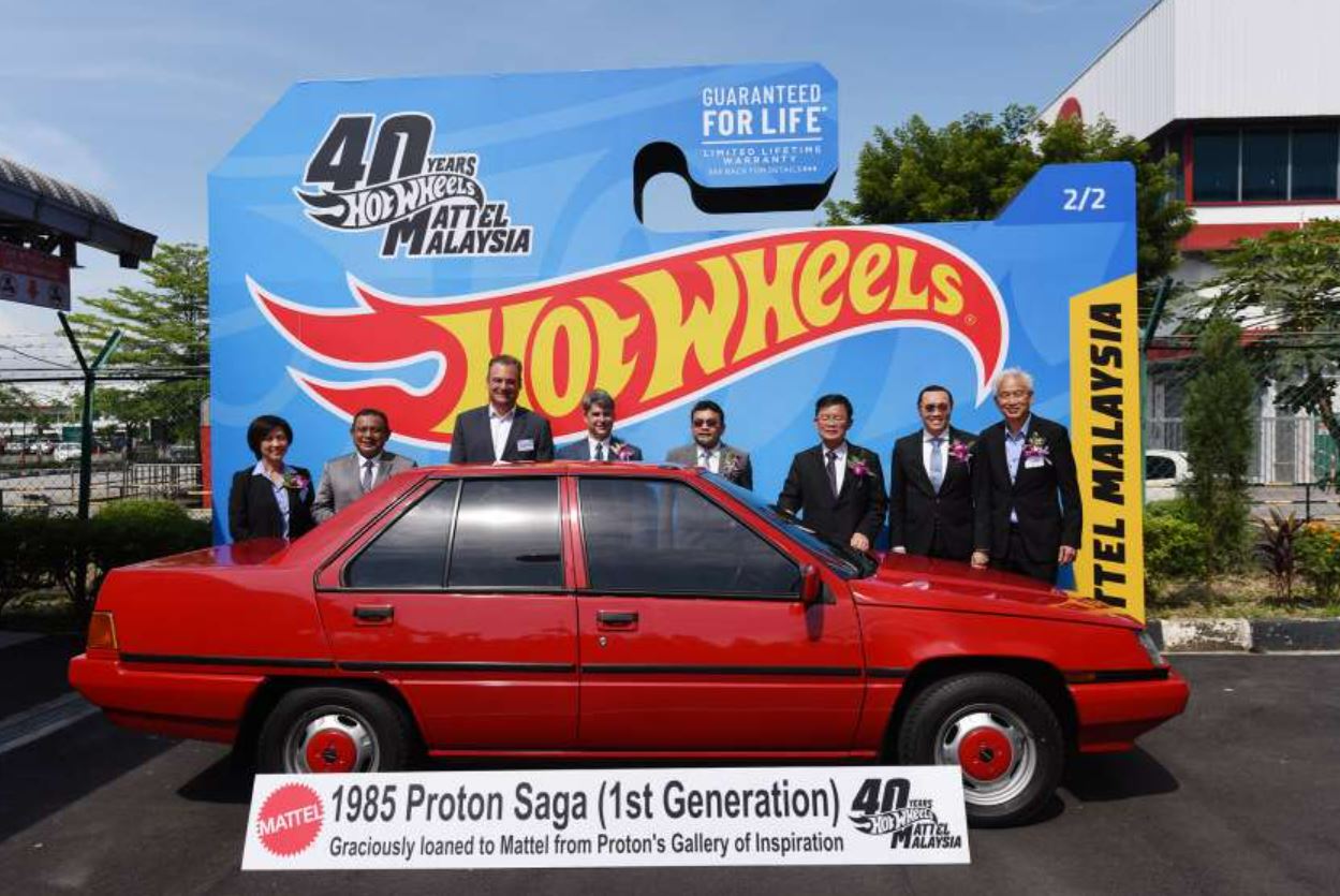 malaysia represent! mattel is adding the iconic original proton saga into their hot wheels collection