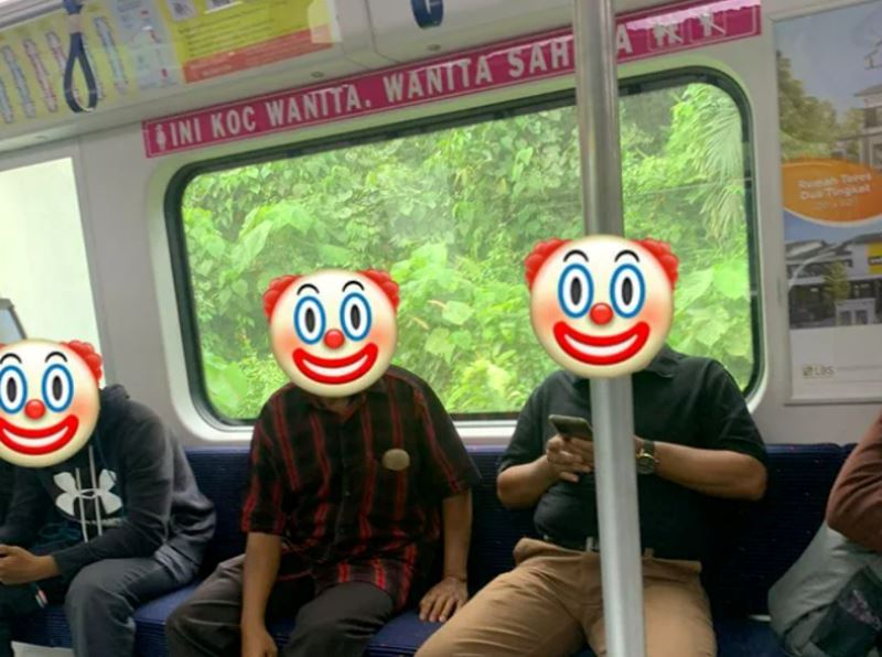 a photo went viral of three men sitting in women’s ktm coach, sparks online debate