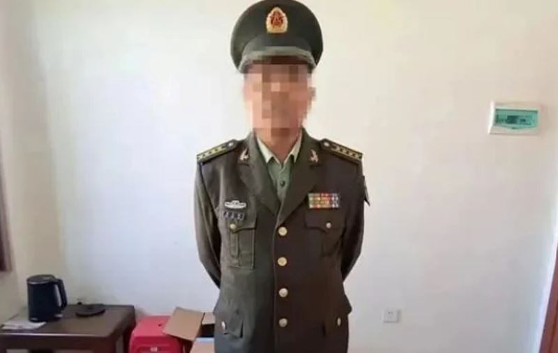 chinese man arrested for impersonating high-ranking military officer to impress a woman