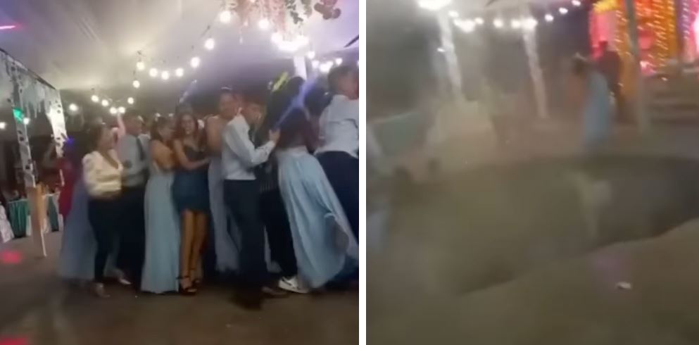 asyik leka menari, 25 remaja tiba-tiba di ‘telan’ lantai [video]