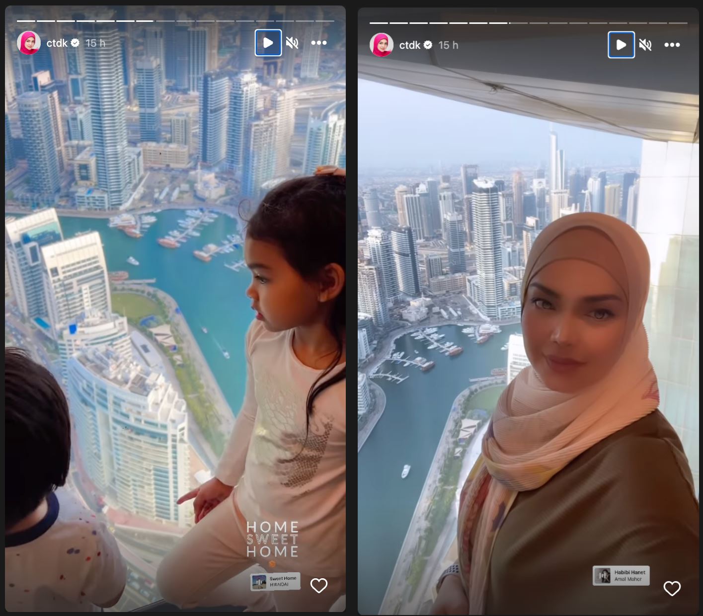 peminat tumpang gembira siti nurhaliza beli rumah di dubai, “home sweet home..”