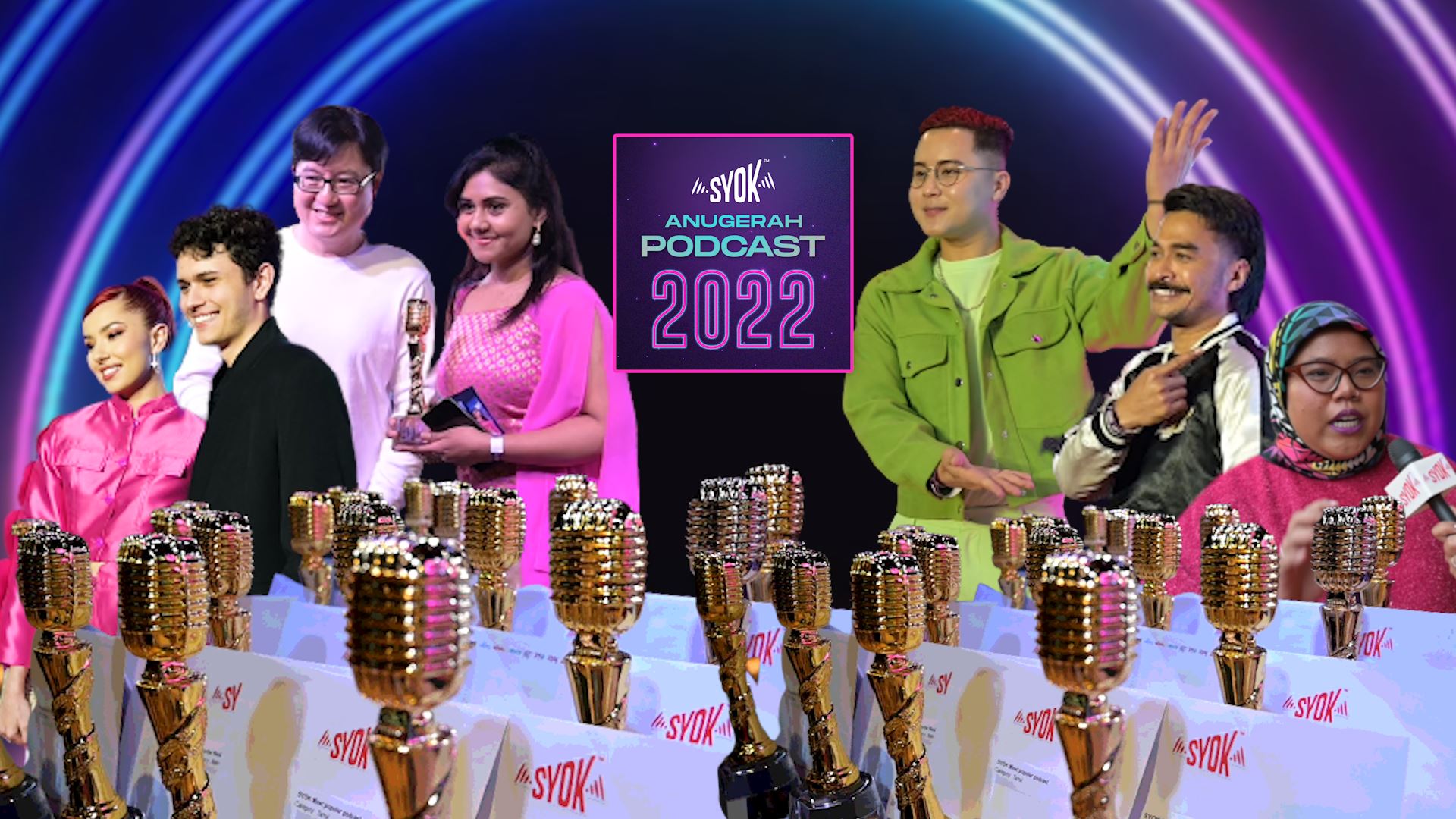 best of the best! syok honors local podcasters with ‘anugerah podcast syok 2022’