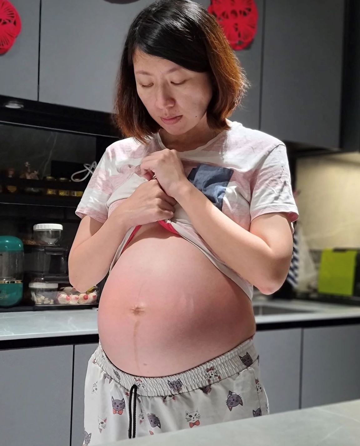 萧慧敏怀的是女宝宝呀❗️取名为小绵羊🐑