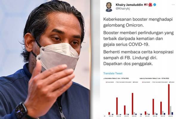 khairy mohon orang ramai berhenti baca ‘konspirasi sampah’ mengenai dos penggalak di facebook 