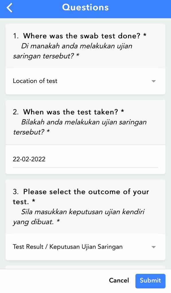 gambar keputusan ujian covid-19 perlu upload di mysejahtera.