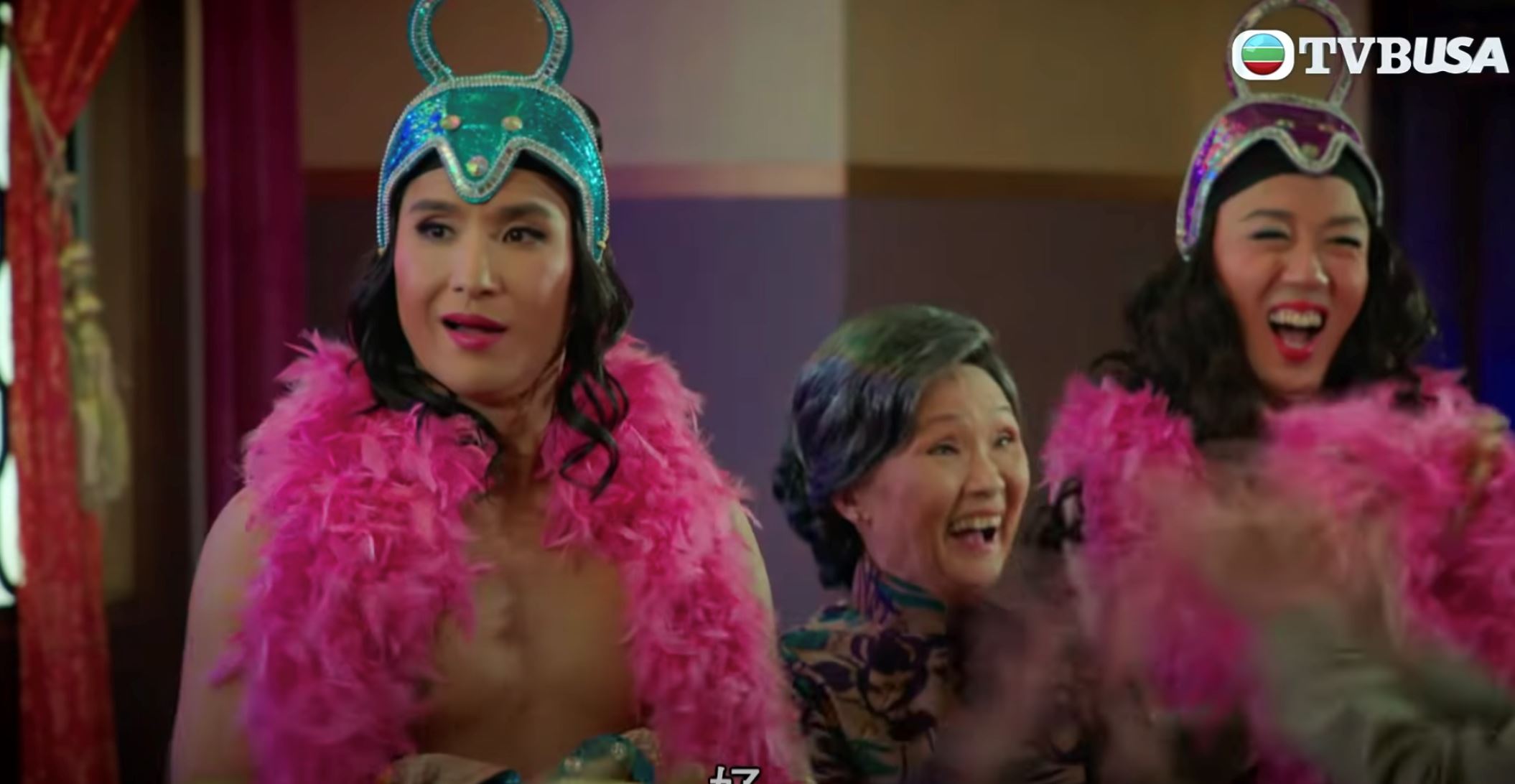 【影片】《铁拳英雄》陈展鹏反串扮女人跳艳舞❗️更把脚毛剃干净上阵🔥