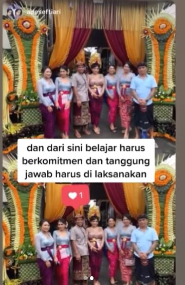 bakal suami enggan ikut adat, gadis kahwin dengan keris