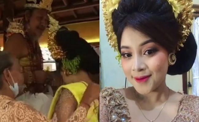 bakal suami enggan ikut adat, gadis kahwin dengan keris