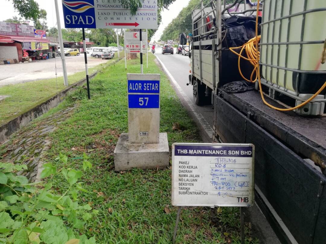 ini maksud disebalik tiang kilometer yang banyak tepi jalan