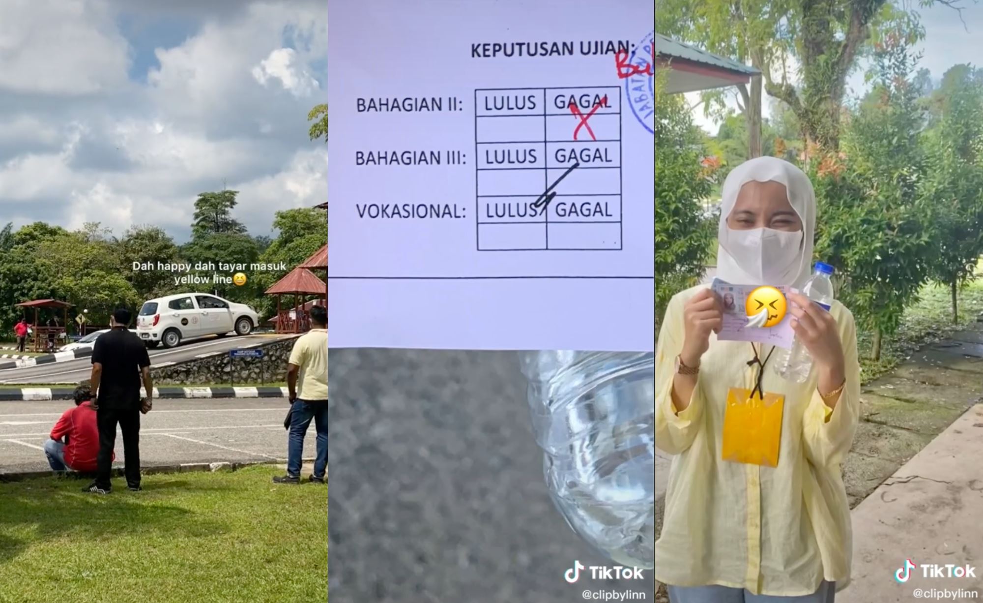 video of woman failing jpj slope test went viral, netizens share their own driving test experience!