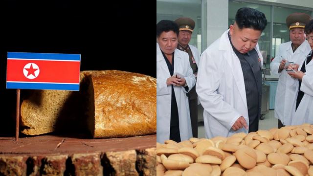 di korea utara, roti ialah simbol kekayaan