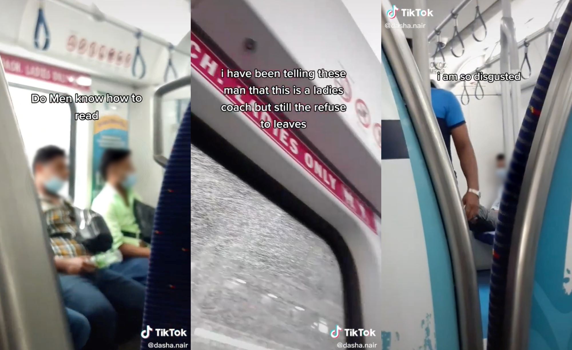 m’sians furious after viral video of men caught sitting in ktm’s ladies’ coach!