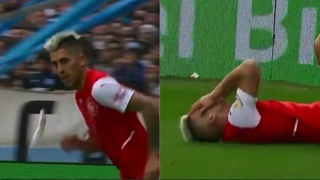 akibat tak puas hati, pemain bola sepak argentina ini kena lempar ikan dengan 'hater'