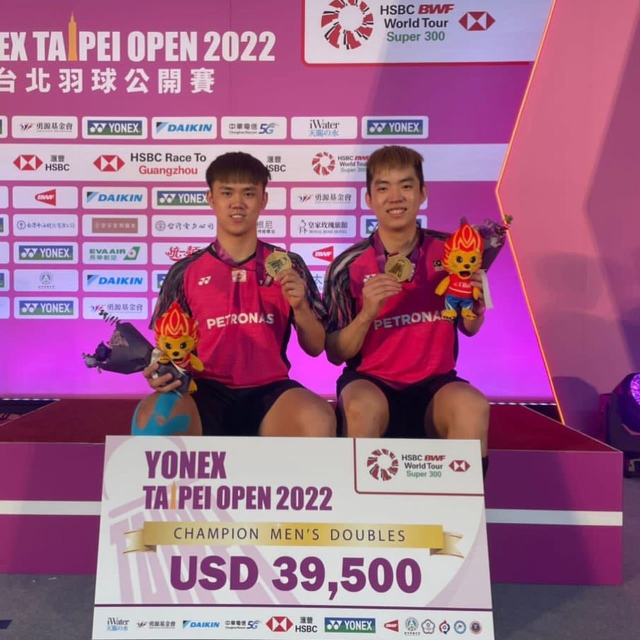 man wei chong-tee kai wun juara terbuka taiwan
