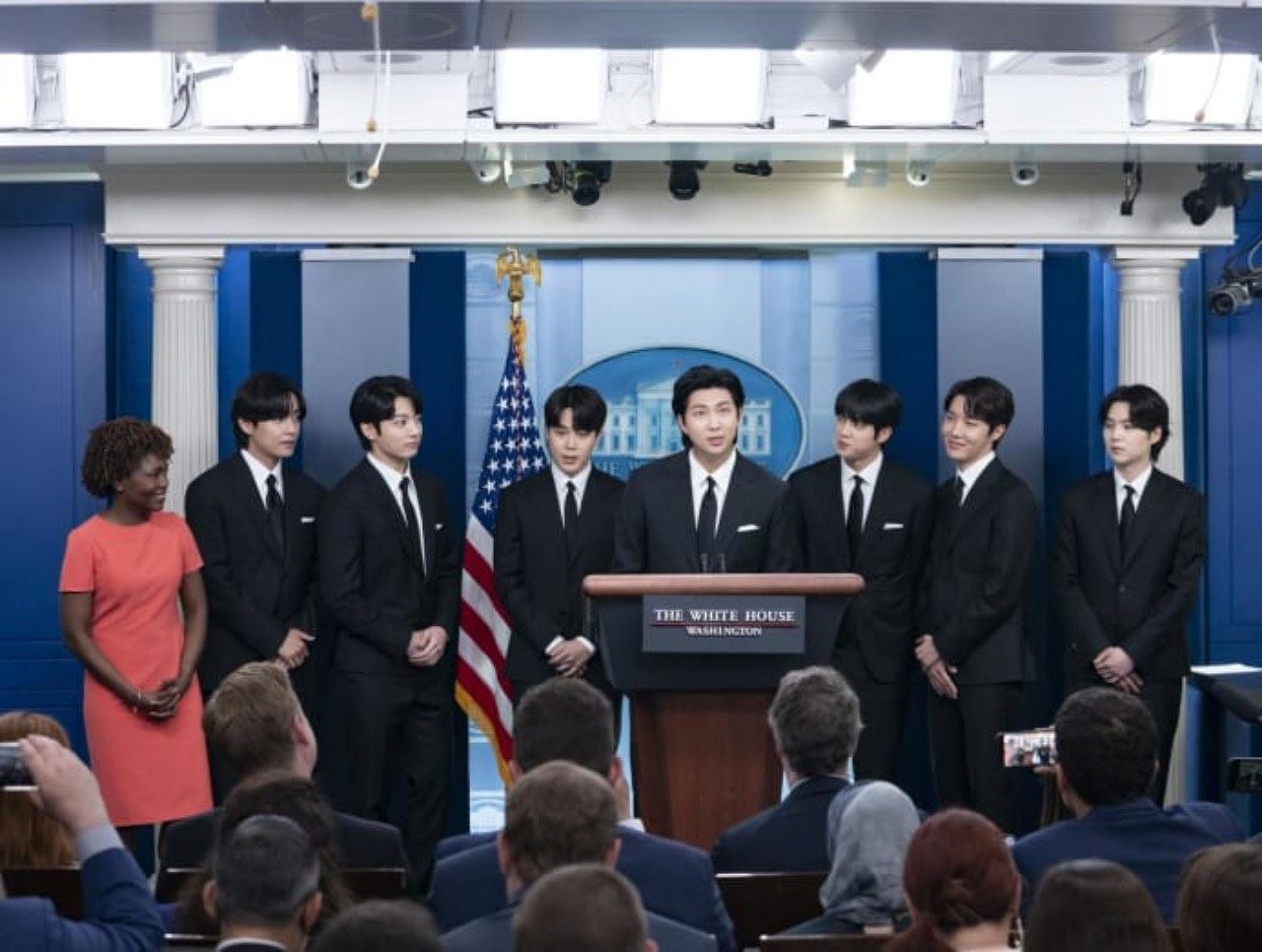 bts bawa mesej positif, adakan perbincangan bersama presiden as
