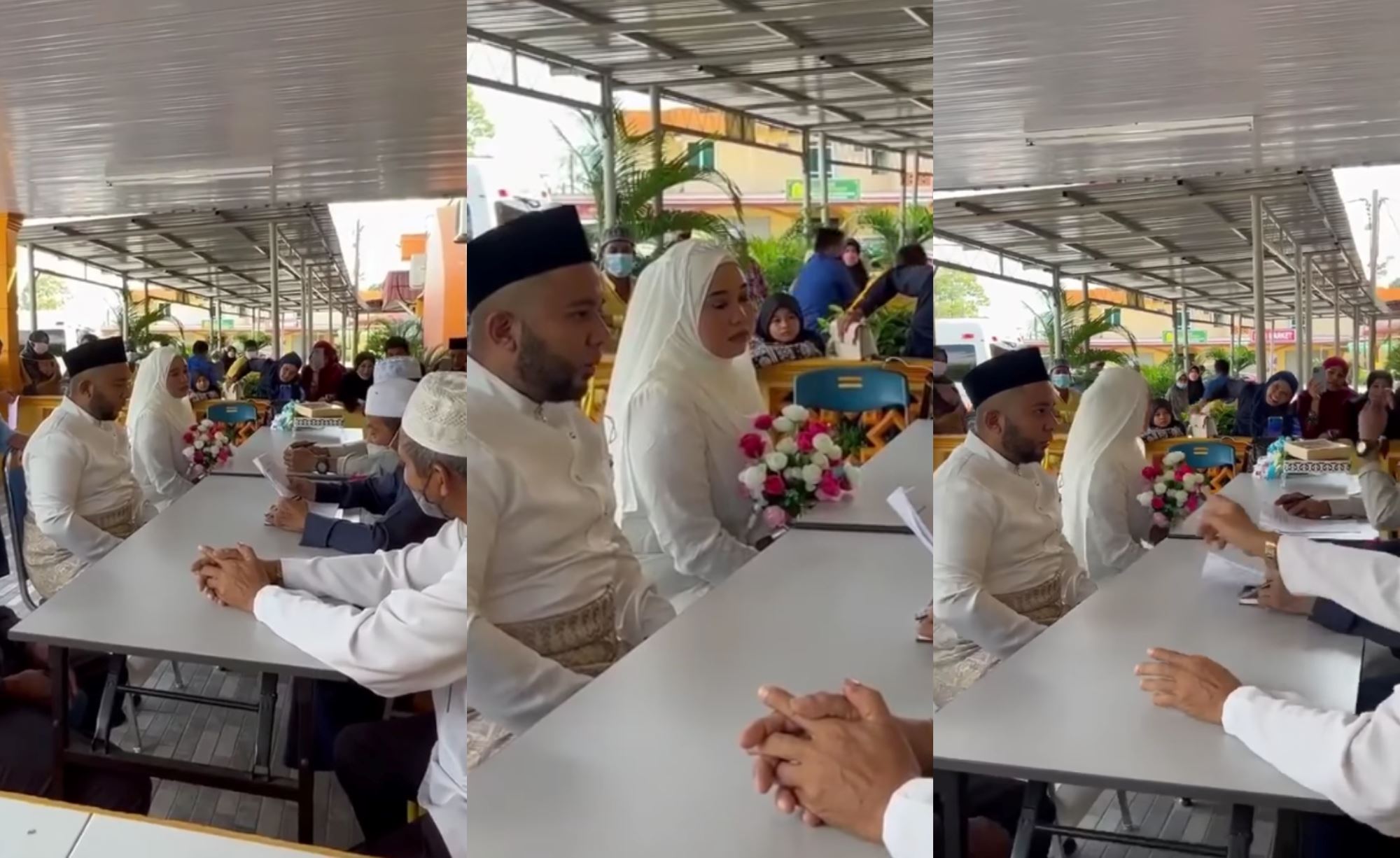 he is so nervous! groom accidentally mentions rm500 million as his wife’s dowry!