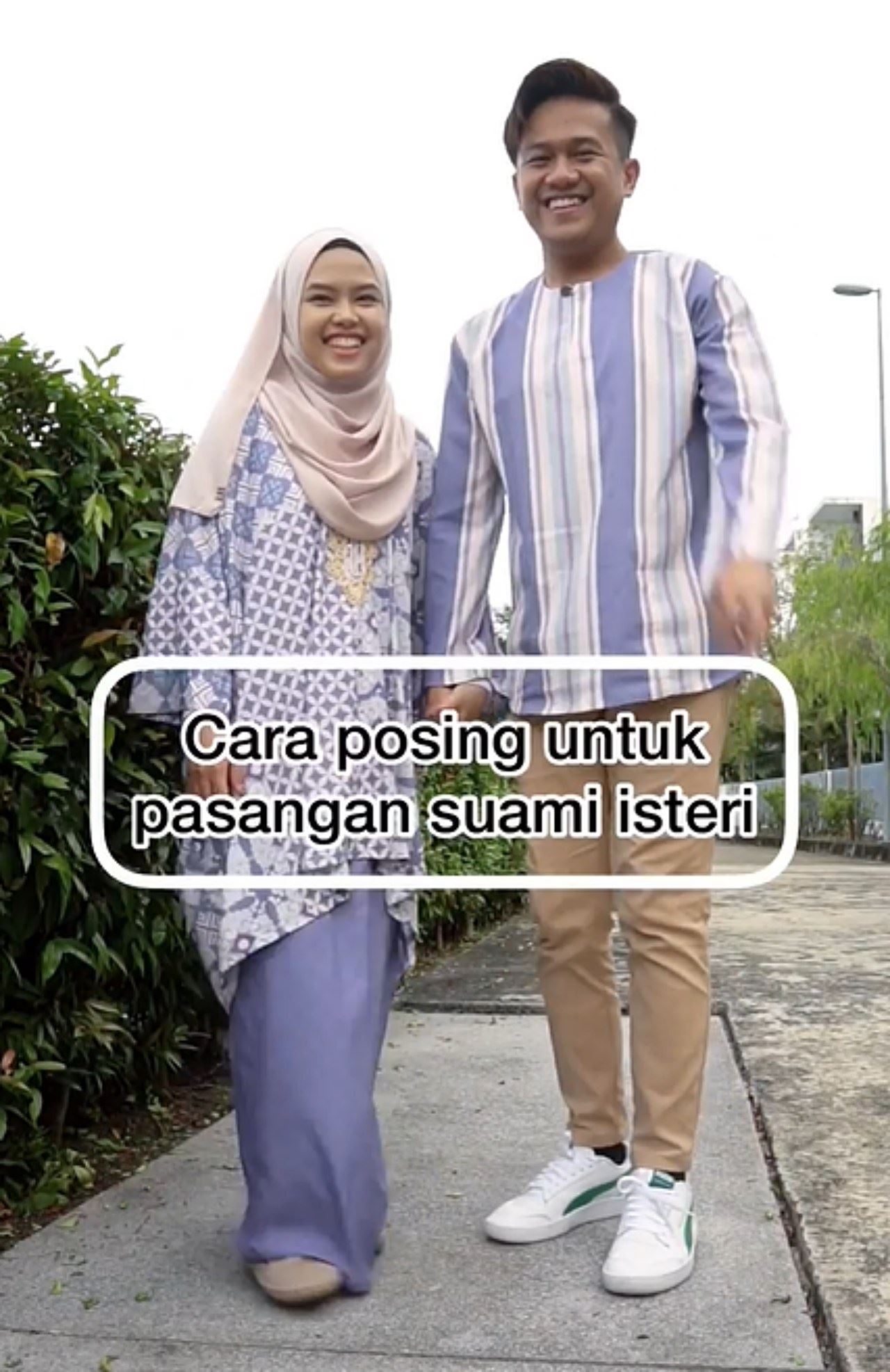 ini antara pose gambar boleh buat di hari raya sebagai suami isteri
