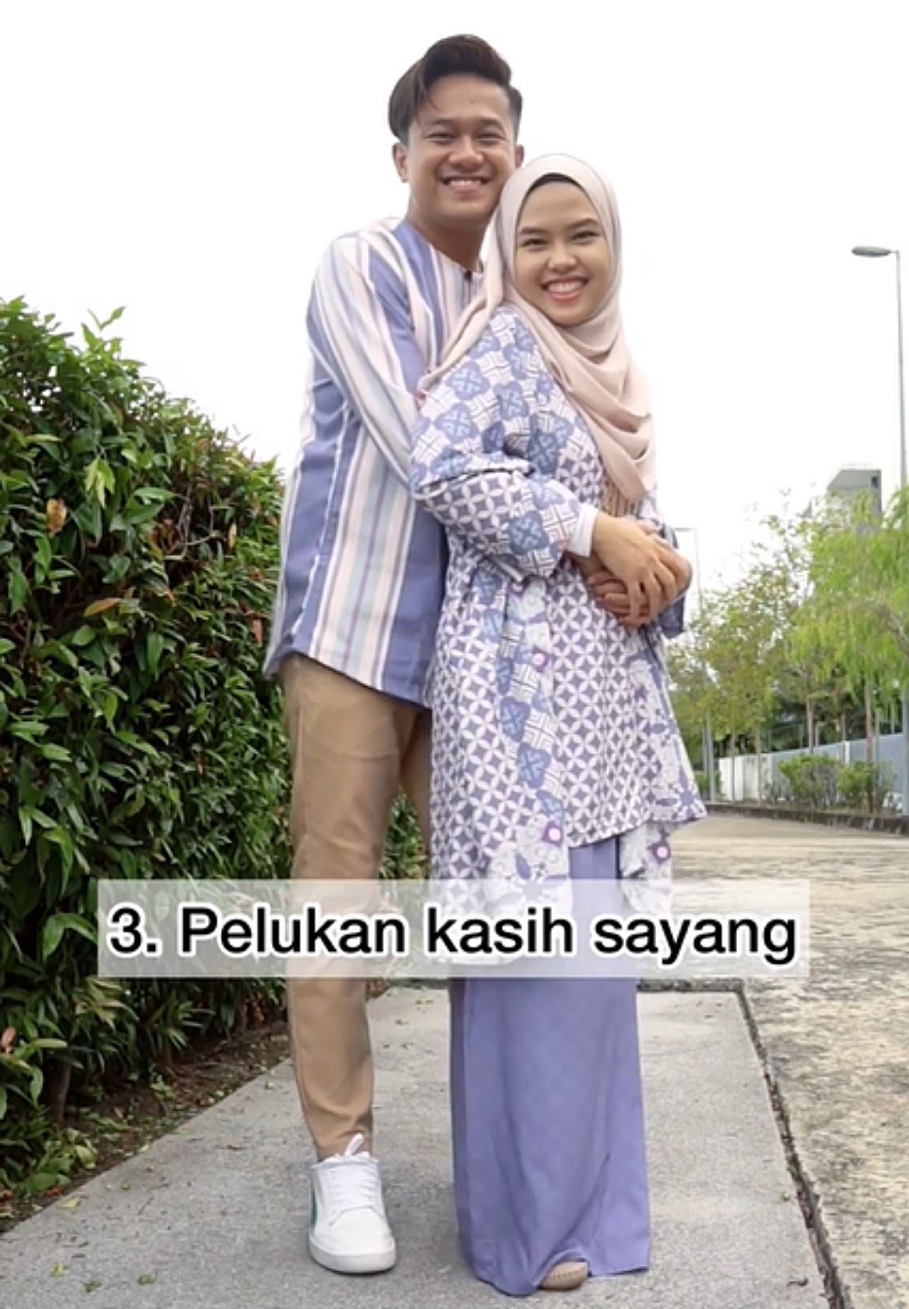ini antara pose gambar boleh buat di hari raya sebagai suami isteri