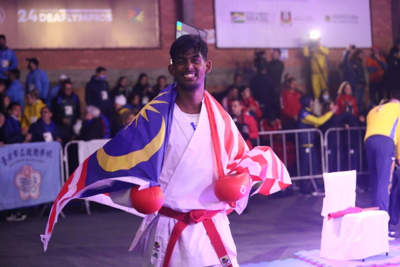 m’sian karate athlete bags the country’s first medal at the 24th deaflympics!