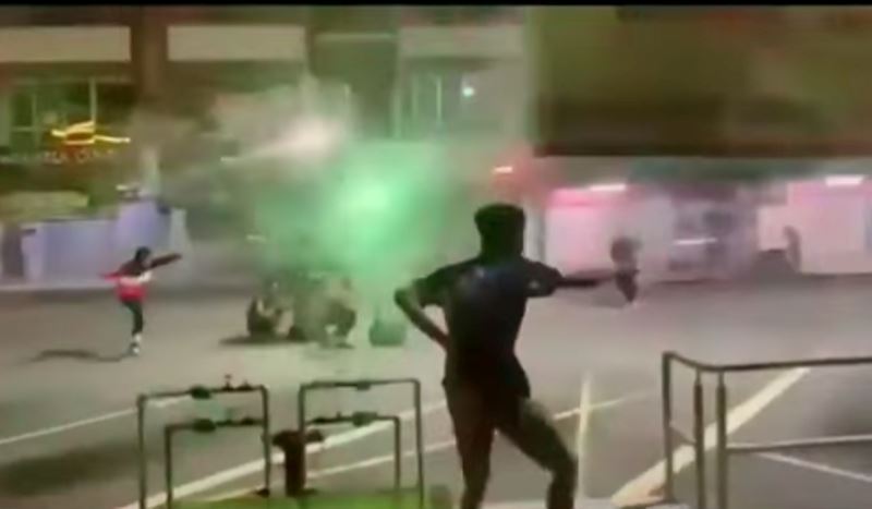 10 men arrested by police after getting involved in “firework battle”