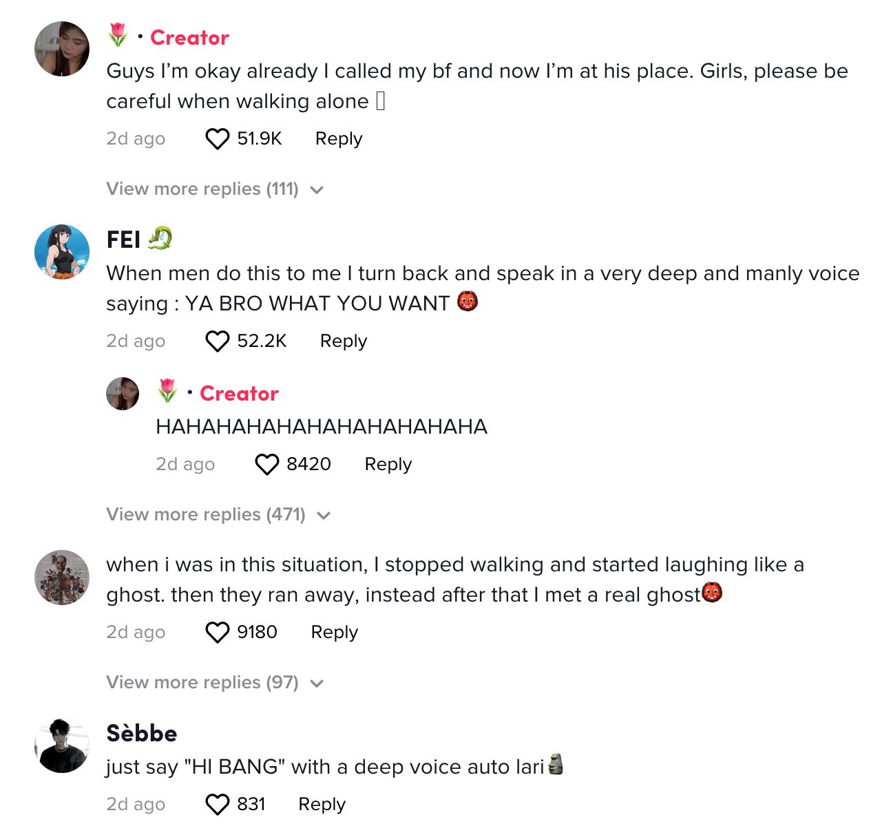 m’sian woman pretends to take tiktok video after she realised that she was being followed