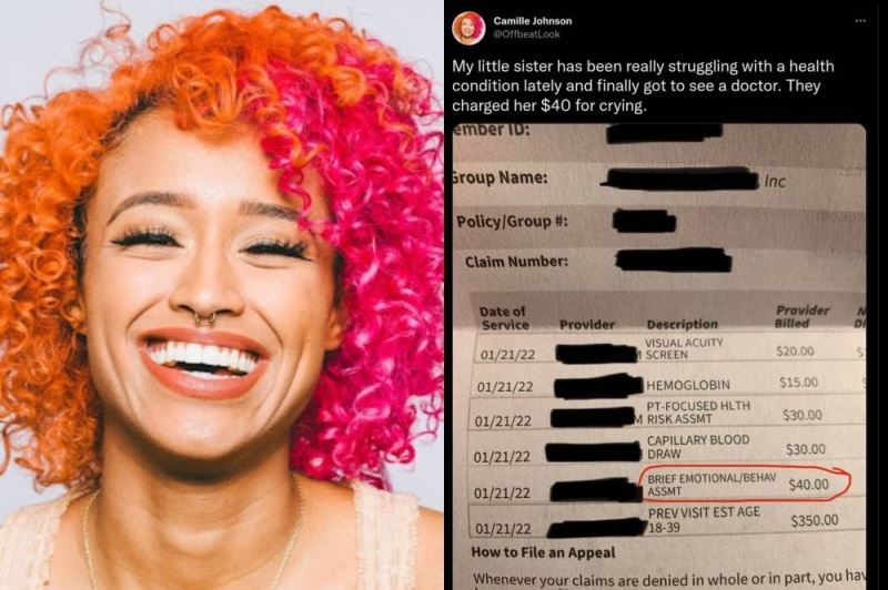 wanita kongsi adiknya dicas rm176 kerana menangis depan doktor