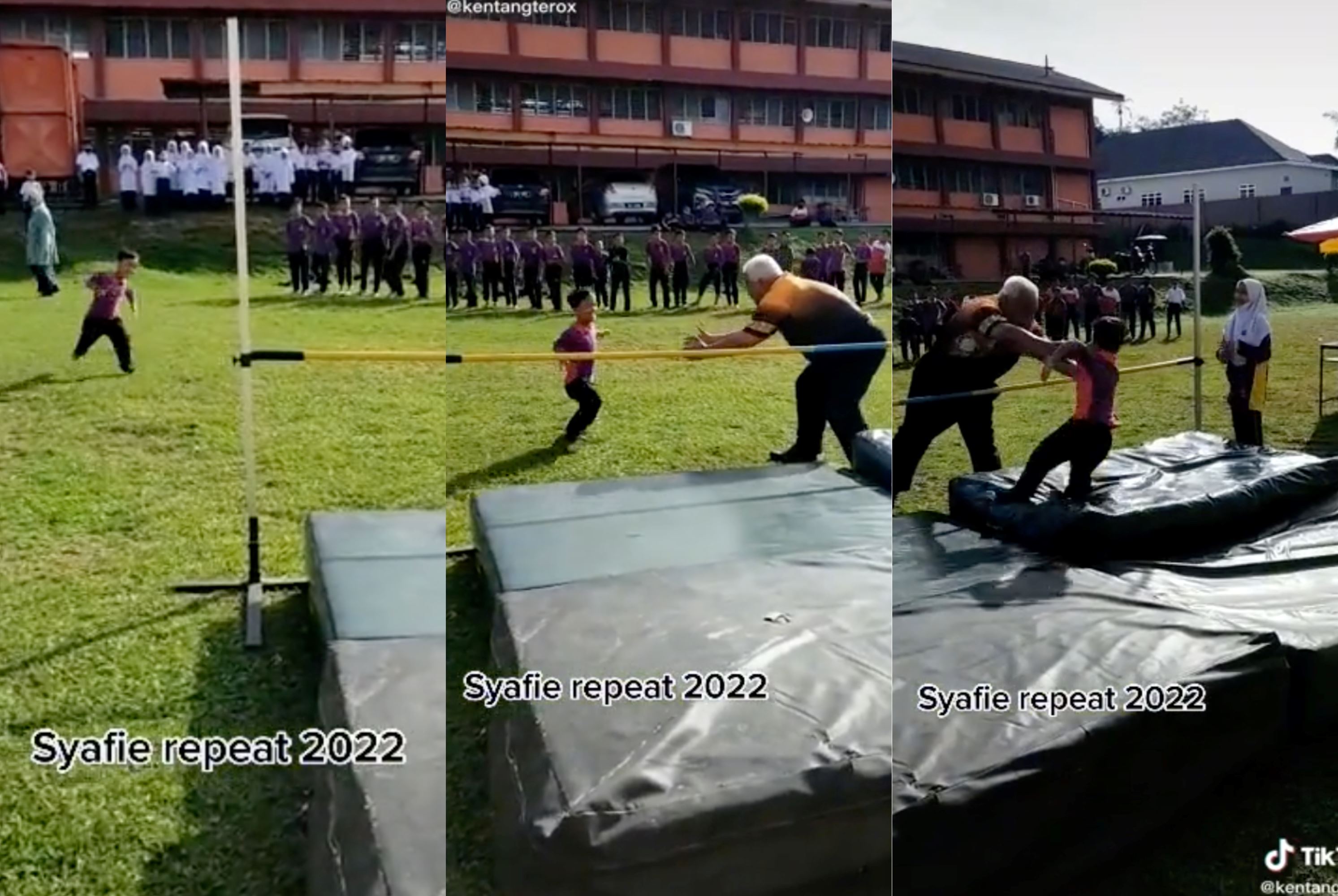 m’sian teacher praised for helping boy with dwarfism pull off an amazing high jump!