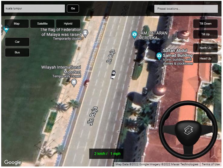 ini cara nak pandu kereta dalam peta google secara percuma!