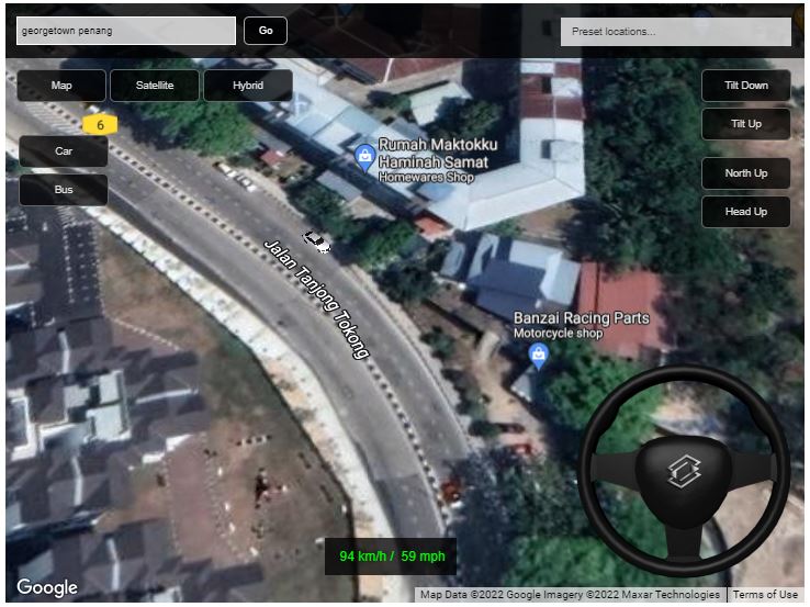 ini cara nak pandu kereta dalam peta google secara percuma!