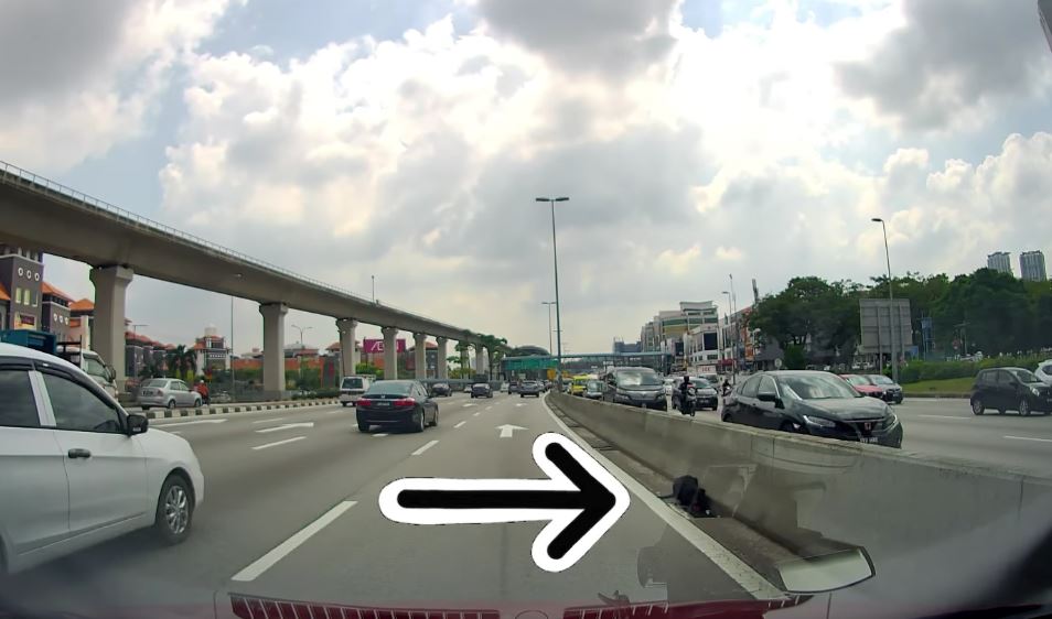 m’sian praised for saving doggo that was trapped in the middle of busy highway