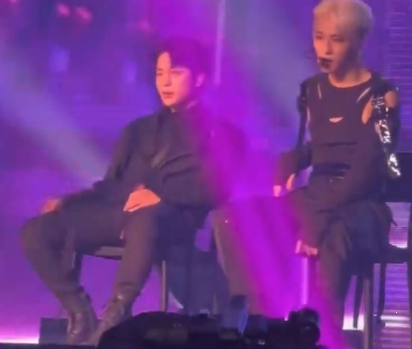 ateez’s member jongho is going viral on social media for… sitting down