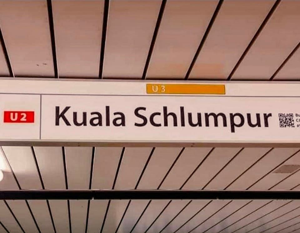 jerman namakan stesen kereta api mereka ‘kuala schlumpur’ untuk 3 hari je