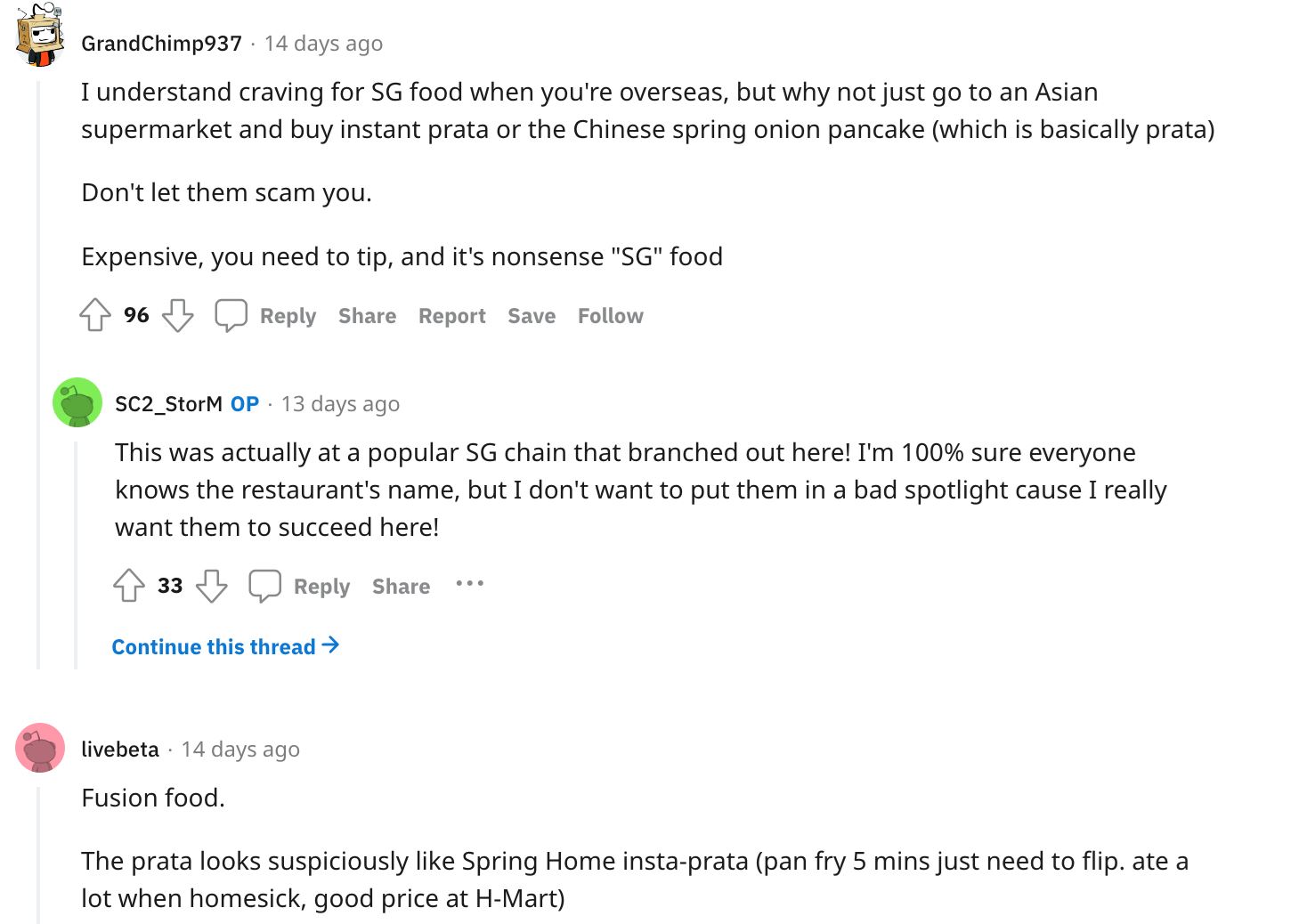 pesan roti telur dari restoran di singapura, tapi ini yang dapat..