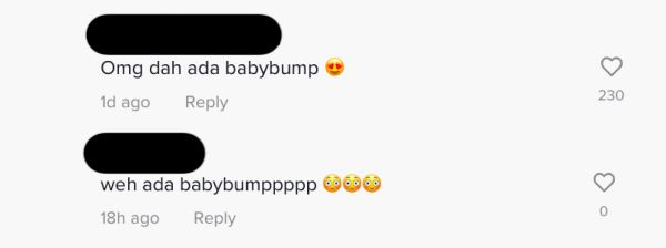 netizen nampak macam ‘baby bump’, ini jawapan isteri haqiem rusli