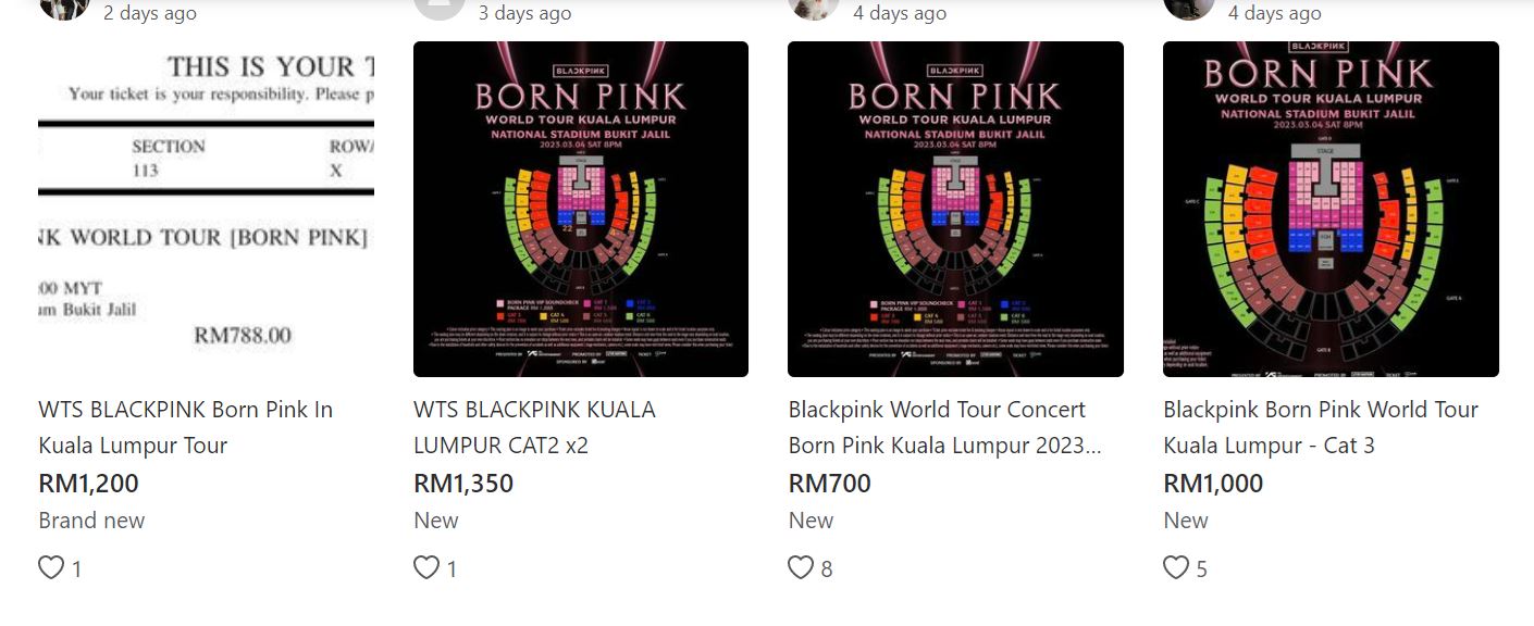 be careful! scalpers are reselling blackpink vip concert tickets six times its selling price! 