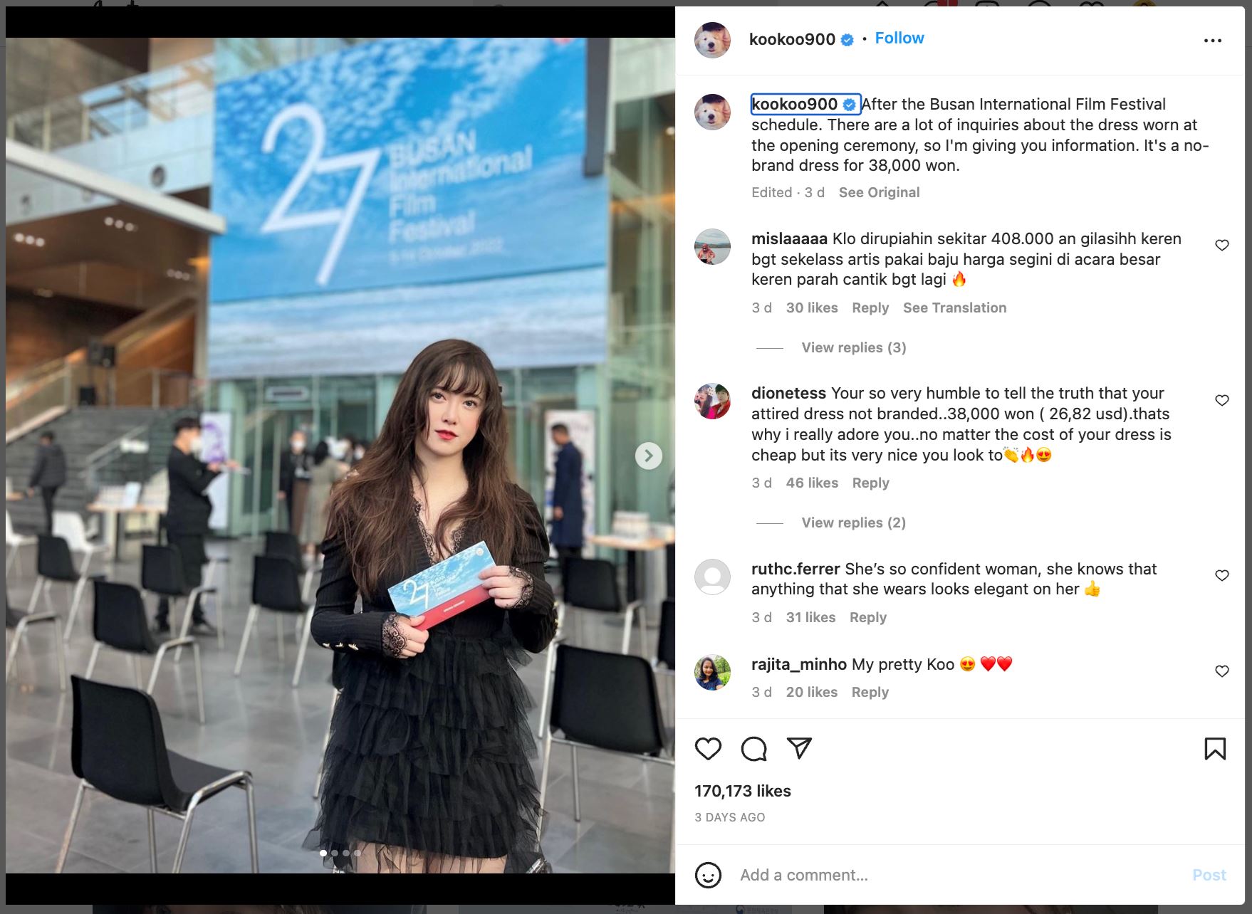 pelakon drama boys over flower ini pakai baju murah pun tetap cantik