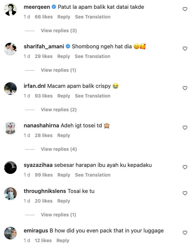 topi besar daiyan trisha jadi perhatian, “macam apam balik crispy..”