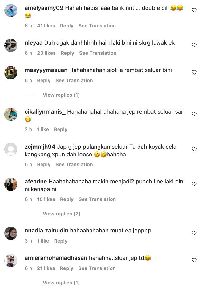 jep tampil ‘berbeza’ lepas makan bubur cili, sari yanti minta pulangkan legging belang 