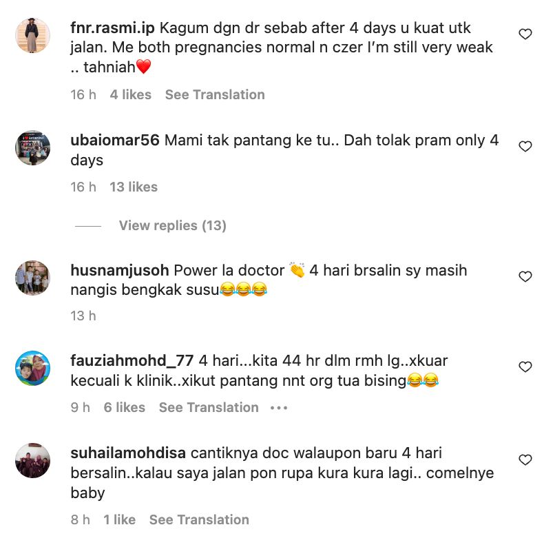 dr amalina bawa bayi jalan pusing kota london lepas 4 hari dilahirkan