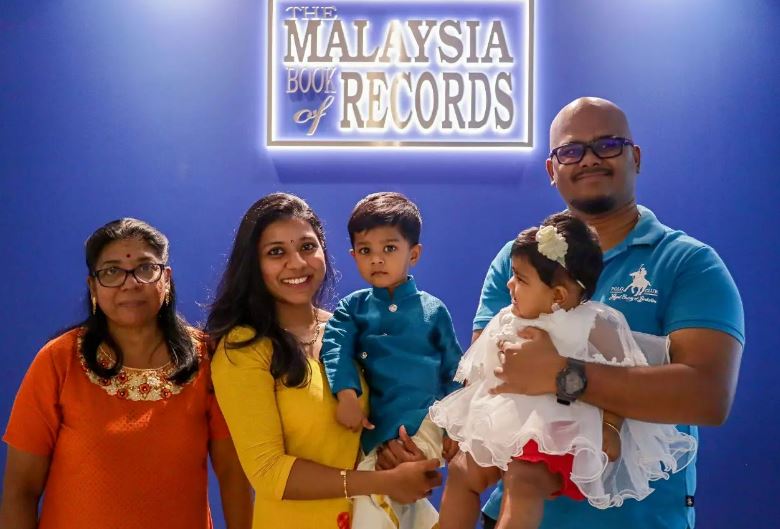 2-year-old earns spot in the malaysia book of records for naming the most type of transportation!