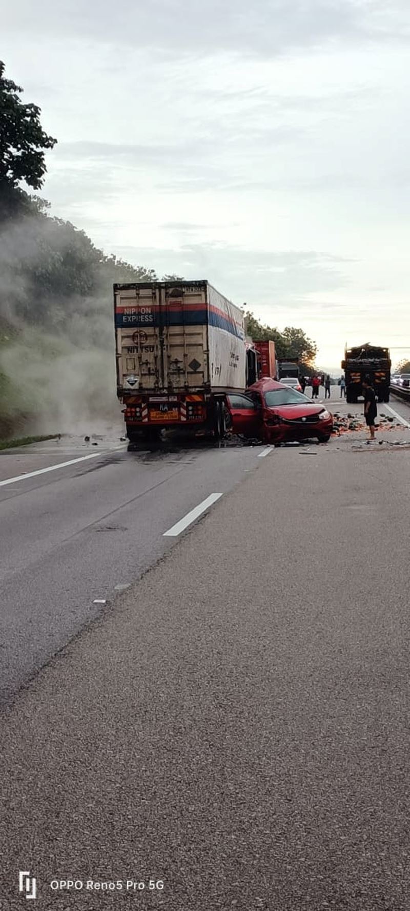 one dead, two injured in multi-vehicle crash on plus highway