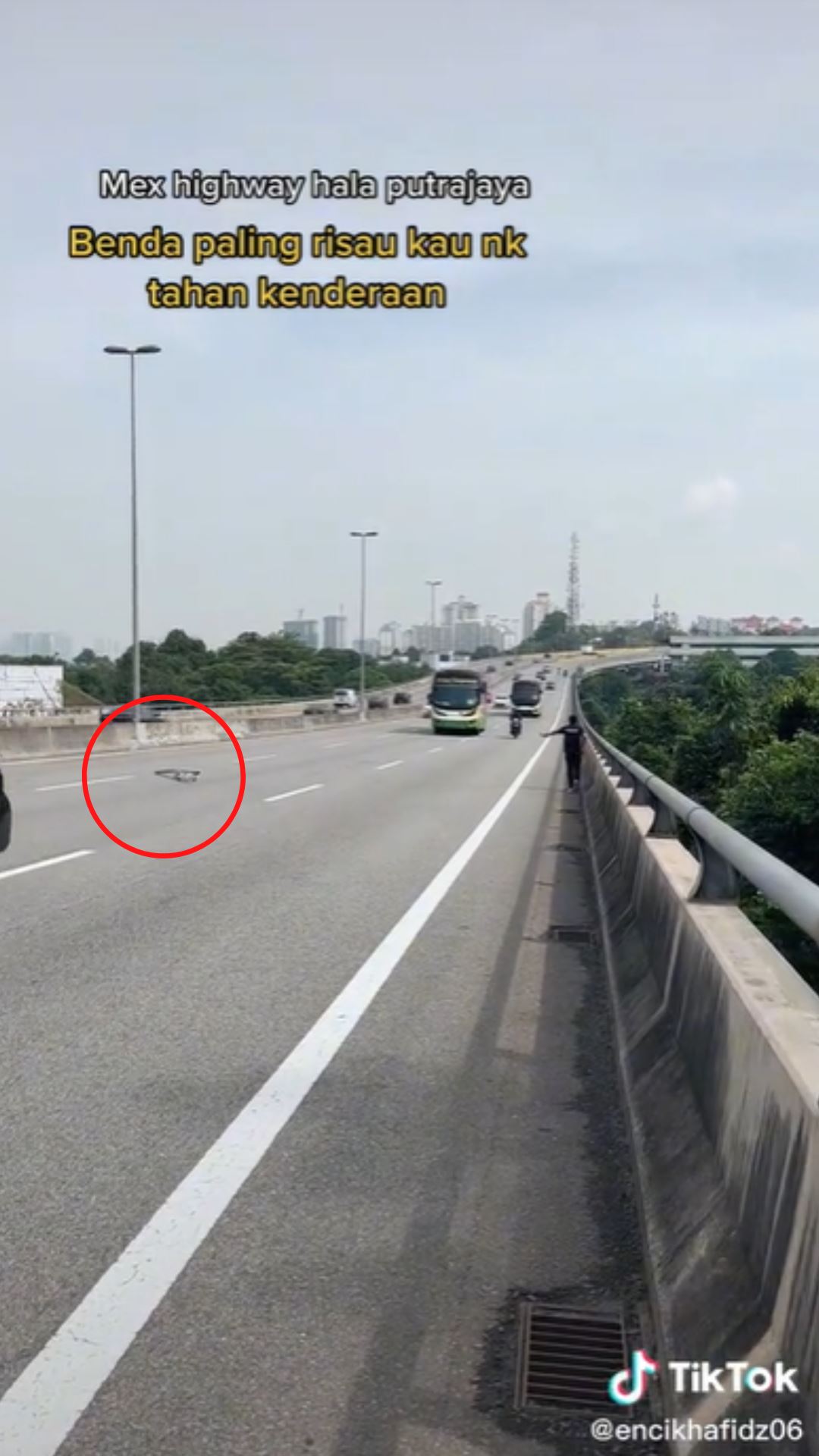 m’sians praise brave man for risking his own safety to move a ladder on mex highway